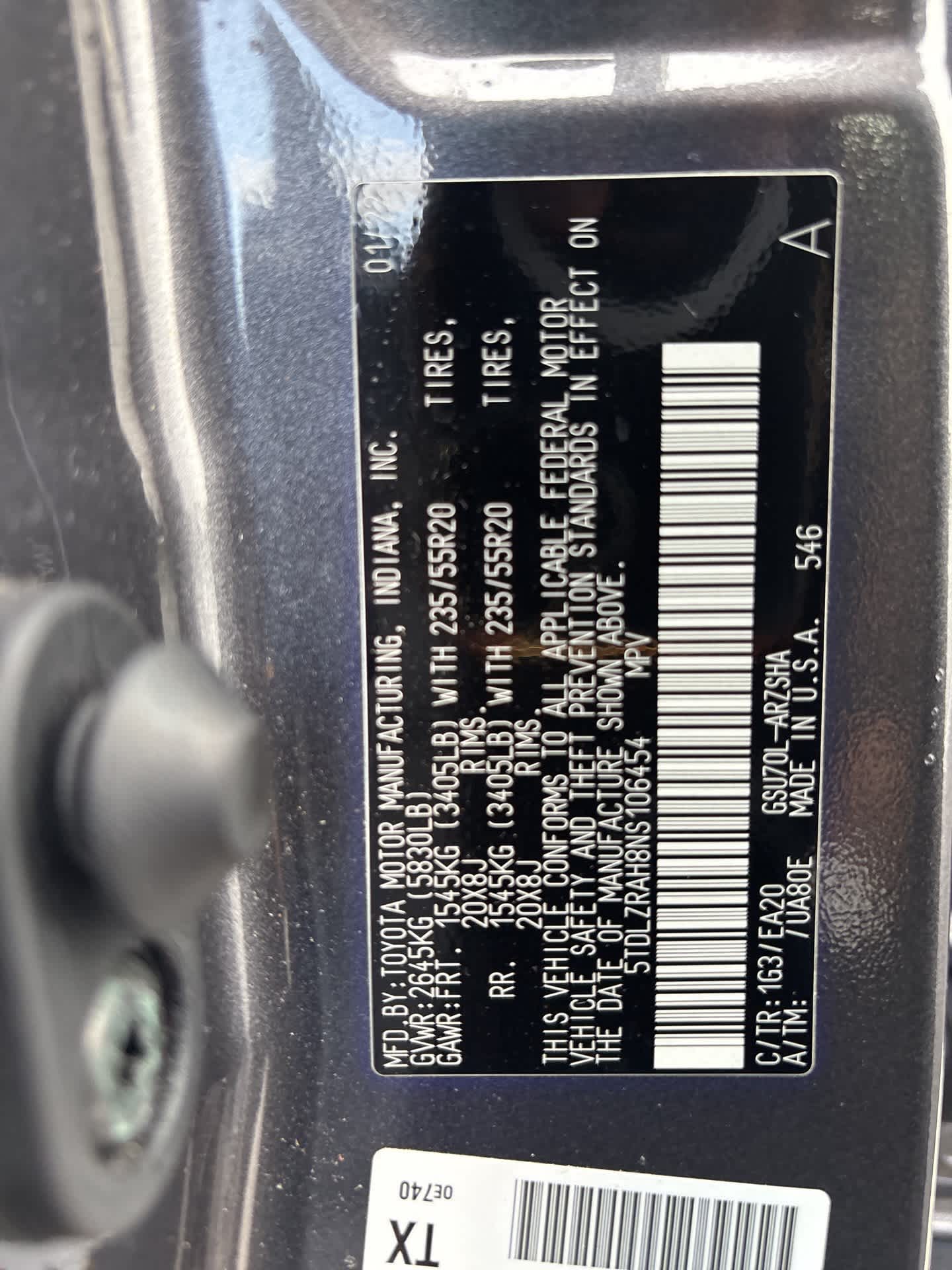 2022 Toyota Highlander XSE 10