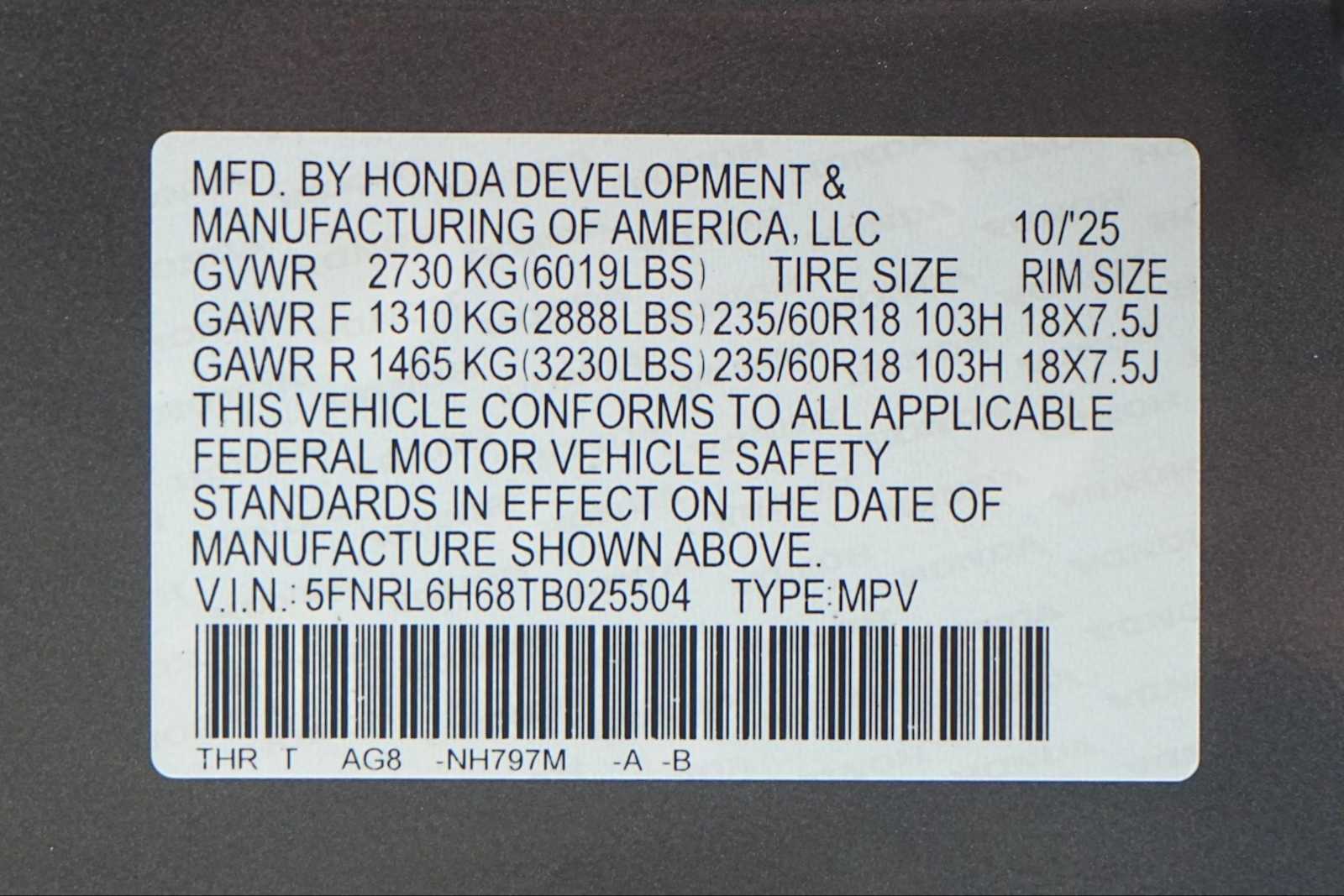 Thumbnail: 2026 Honda Odyssey - 21