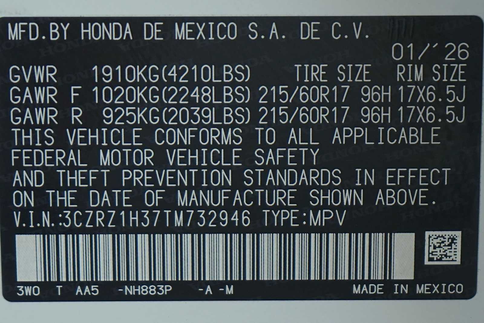 Thumbnail: 2026 Honda HR-V - 21