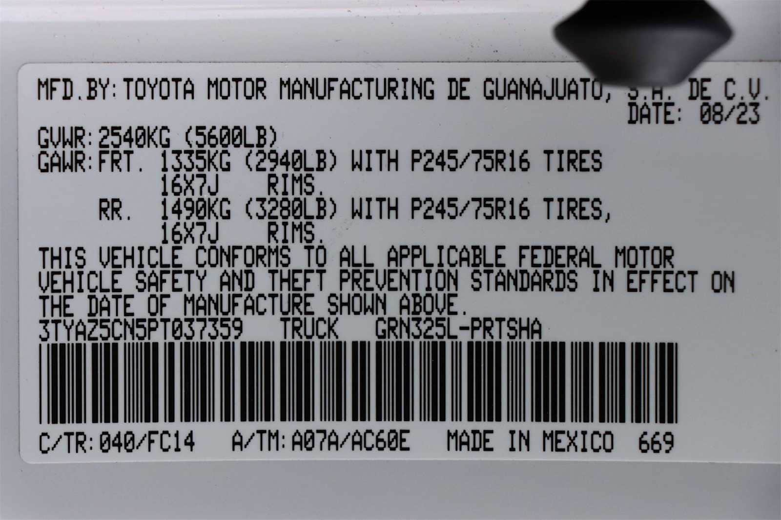 Thumbnail: 2023 Toyota Tacoma - 27