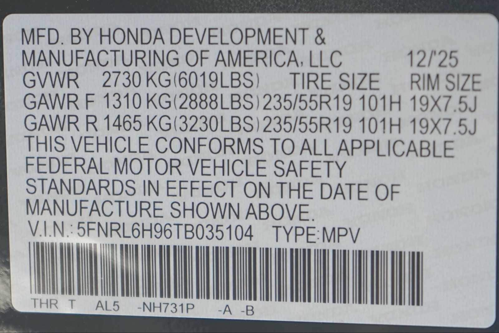 Thumbnail: 2026 Honda Odyssey - 21