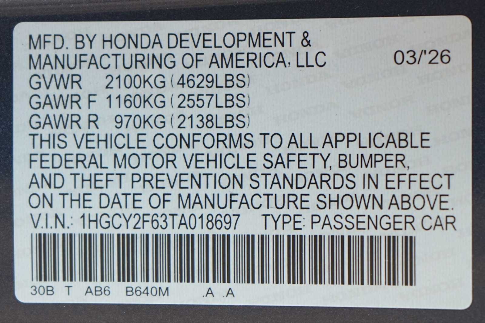 Thumbnail: 2026 Honda Accord - 21