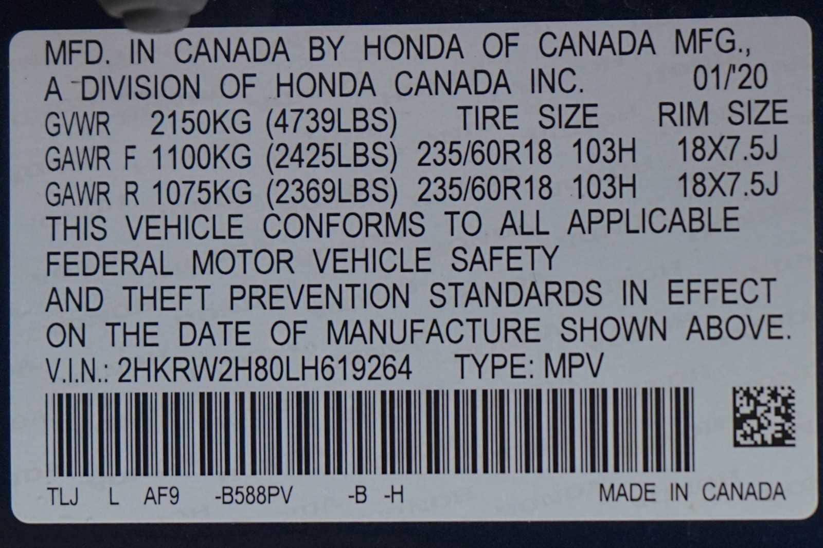 Thumbnail: 2020 Honda CR-V - 30