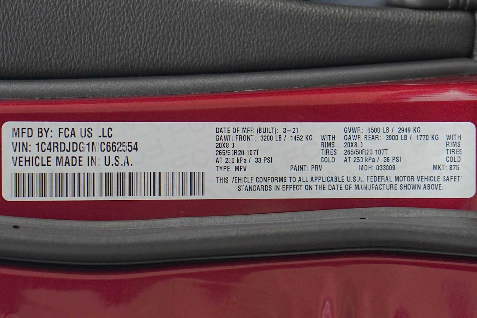 Thumbnail: 2021 Dodge Durango - 30