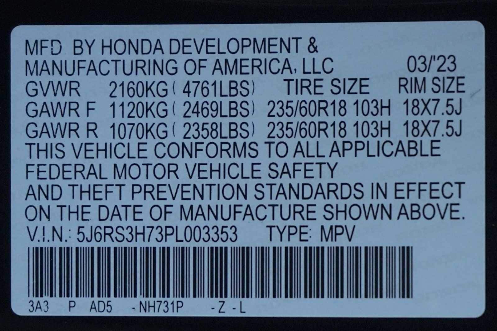 Thumbnail: 2023 Honda CR-V - 30