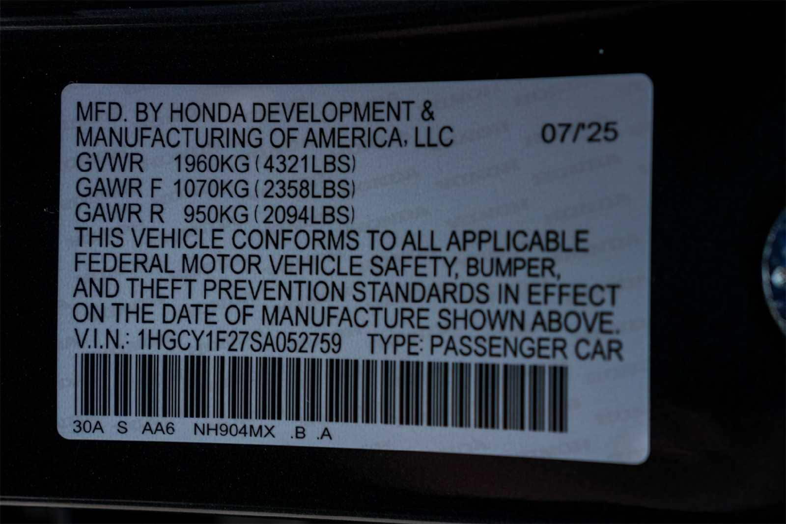 Thumbnail: 2025 Honda Accord - 30