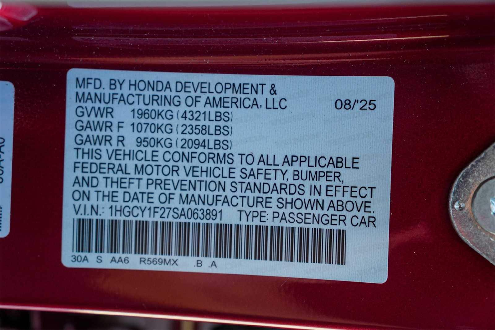 Thumbnail: 2025 Honda Accord - 30