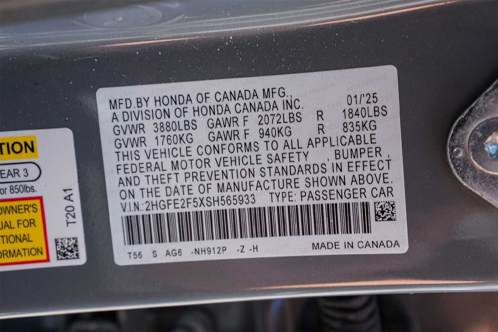 Thumbnail: 2025 Honda Civic - 30