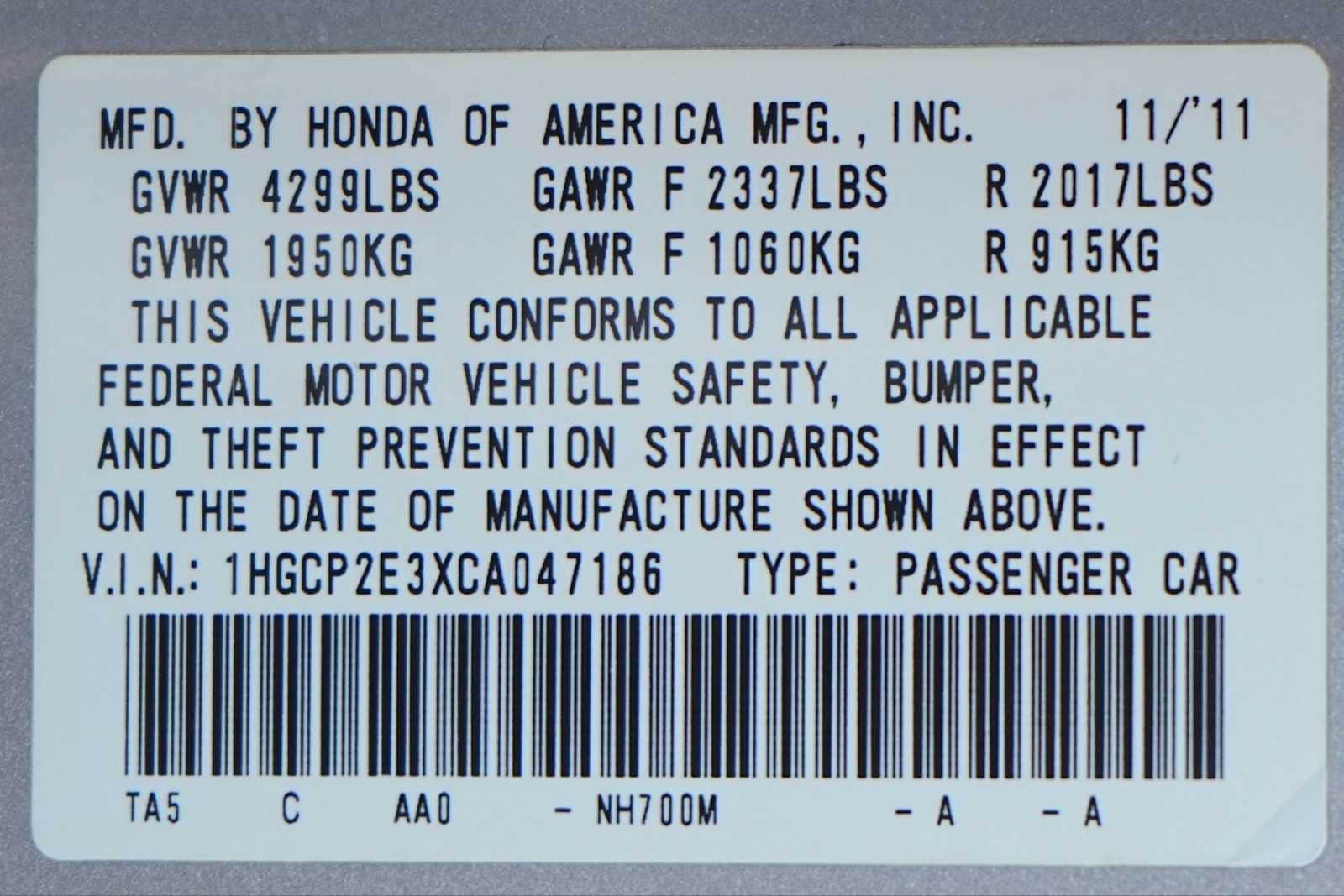 Thumbnail: 2012 Honda Accord - 30
