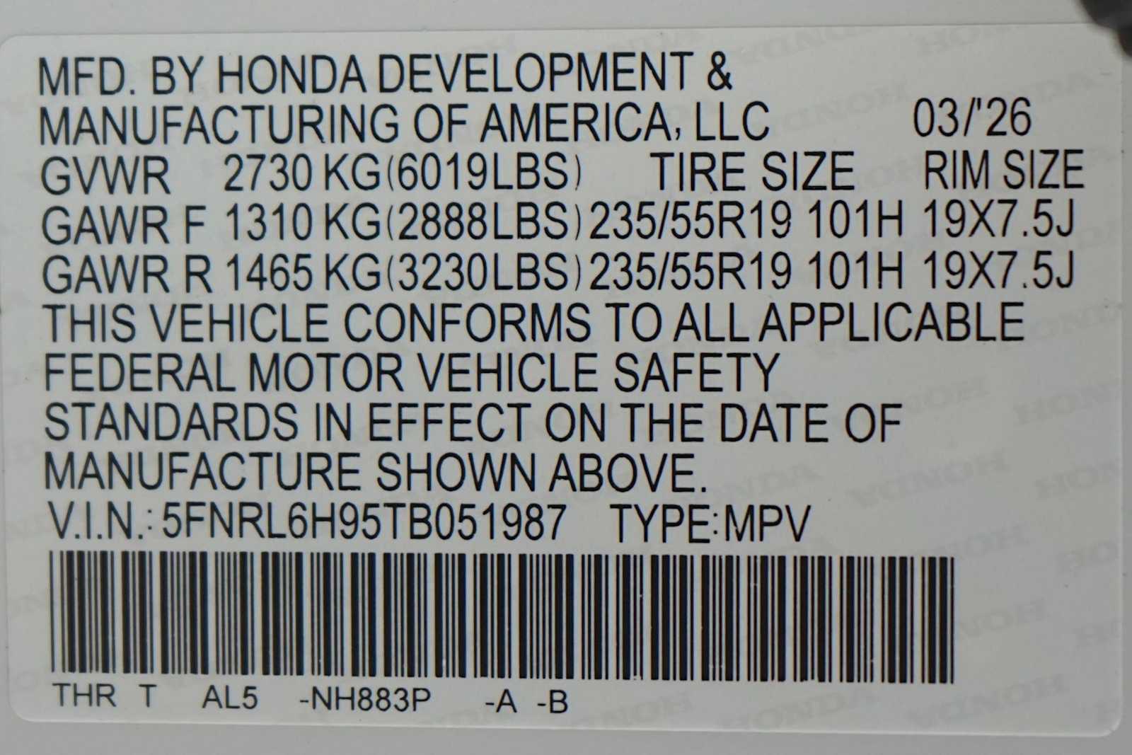 Thumbnail: 2026 Honda Odyssey - 21