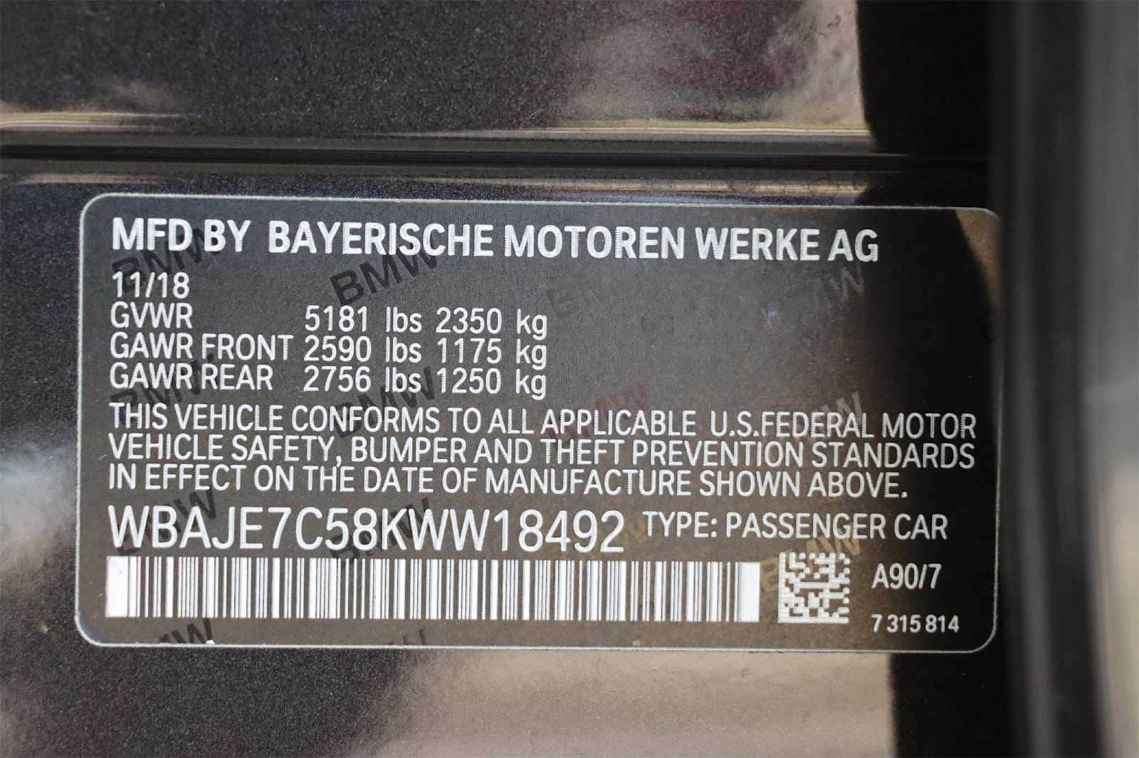 Thumbnail: 2019 BMW 5 Series - 27