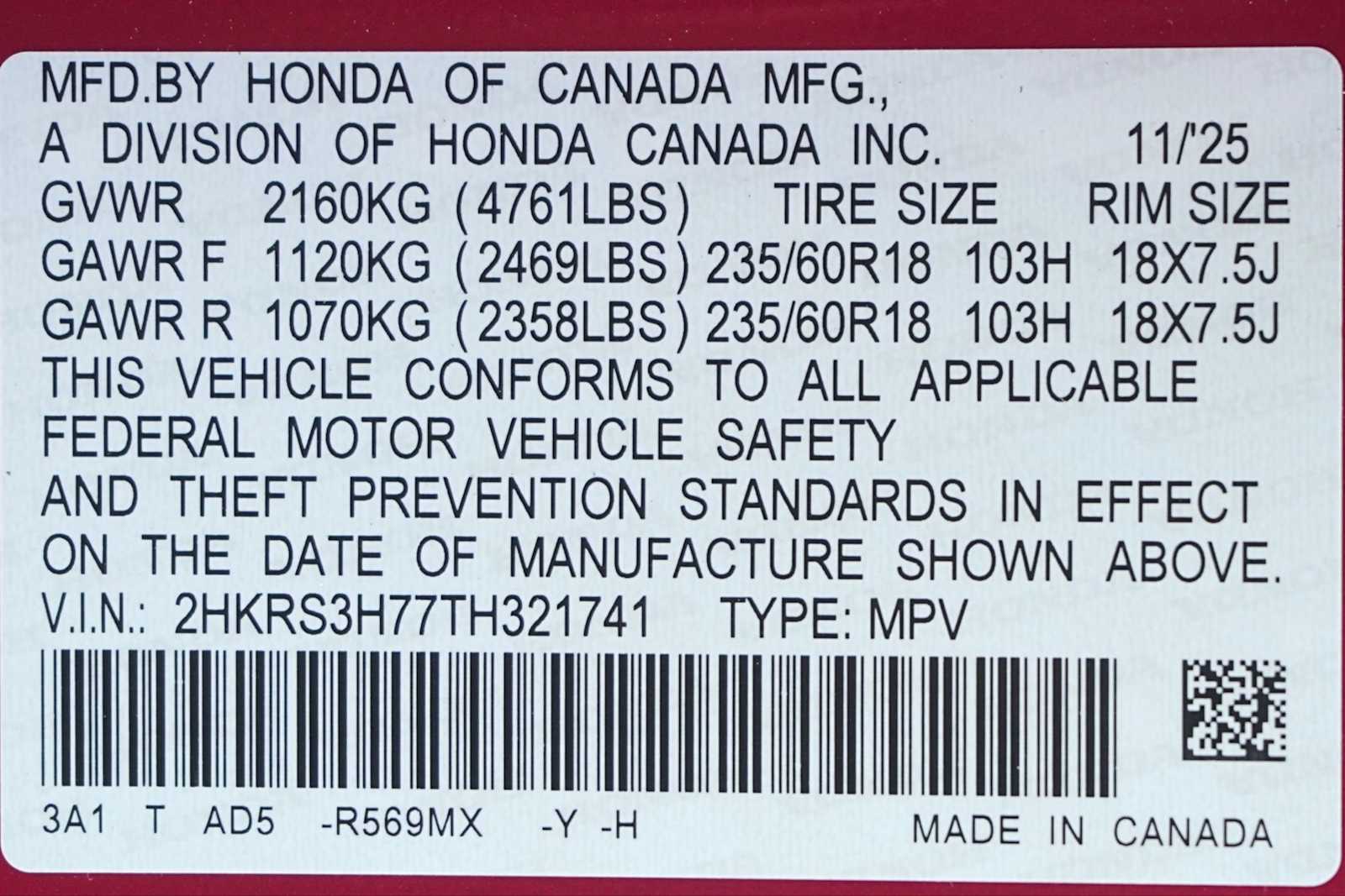 Thumbnail: 2026 Honda CR-V - 21