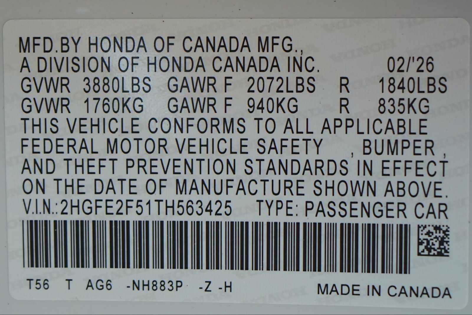 Thumbnail: 2026 Honda Civic - 20