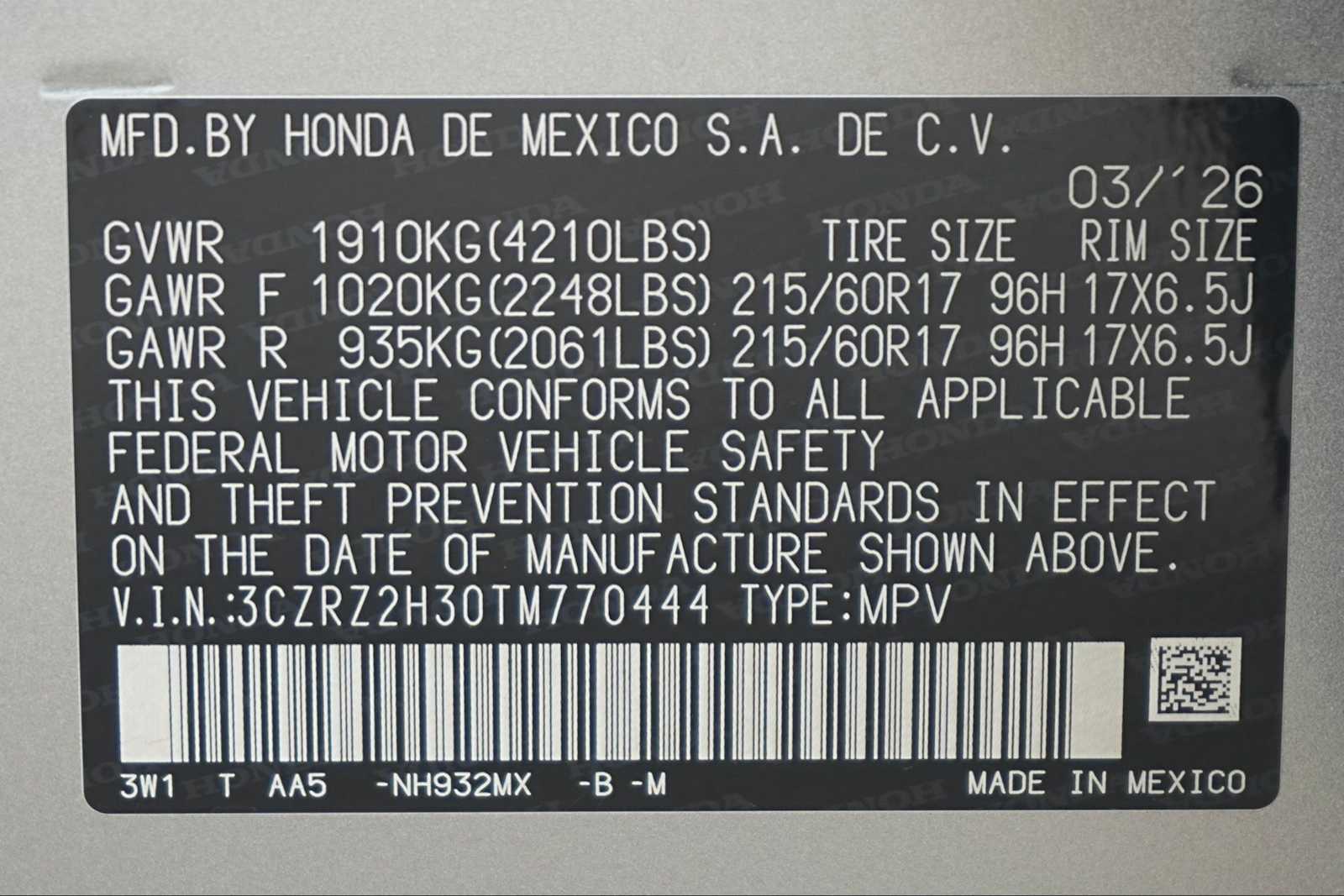 Thumbnail: 2026 Honda HR-V - 21