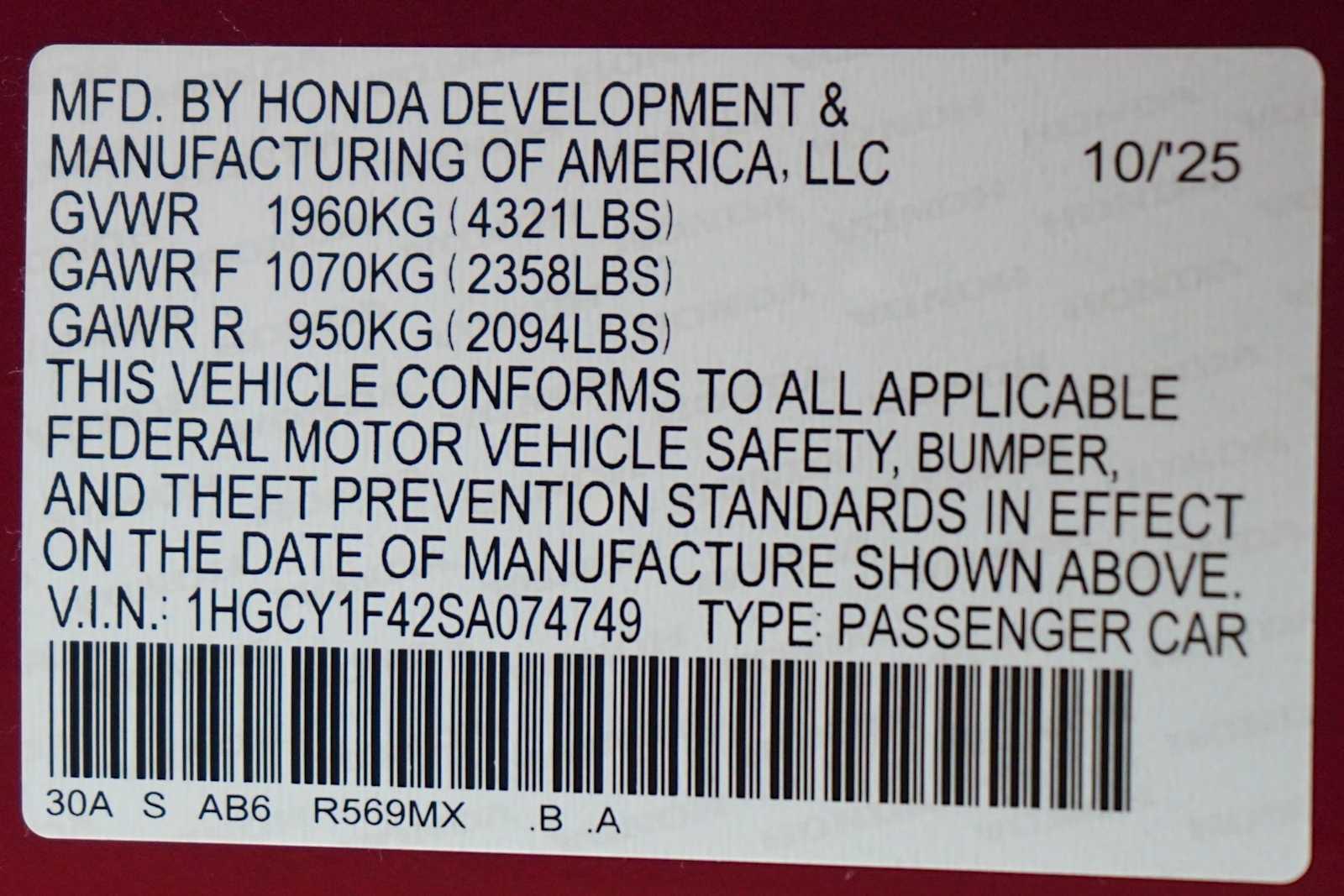 Thumbnail: 2025 Honda Accord - 30