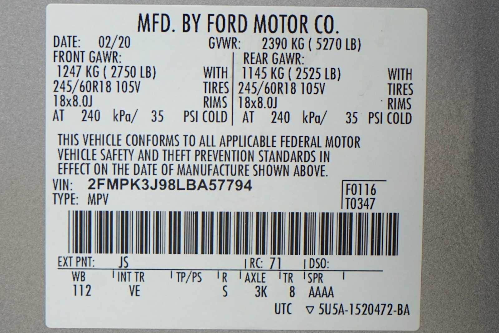 Thumbnail: 2020 Ford Edge - 30