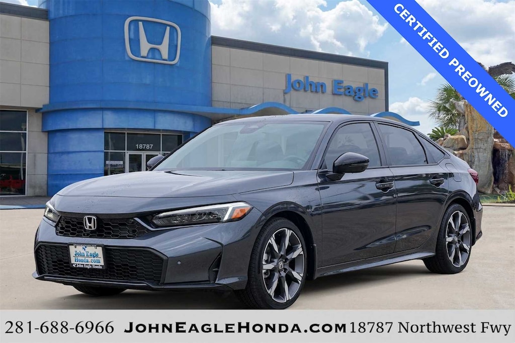 Certified 2025 Honda Civic Hybrid Sport Touring Sedan