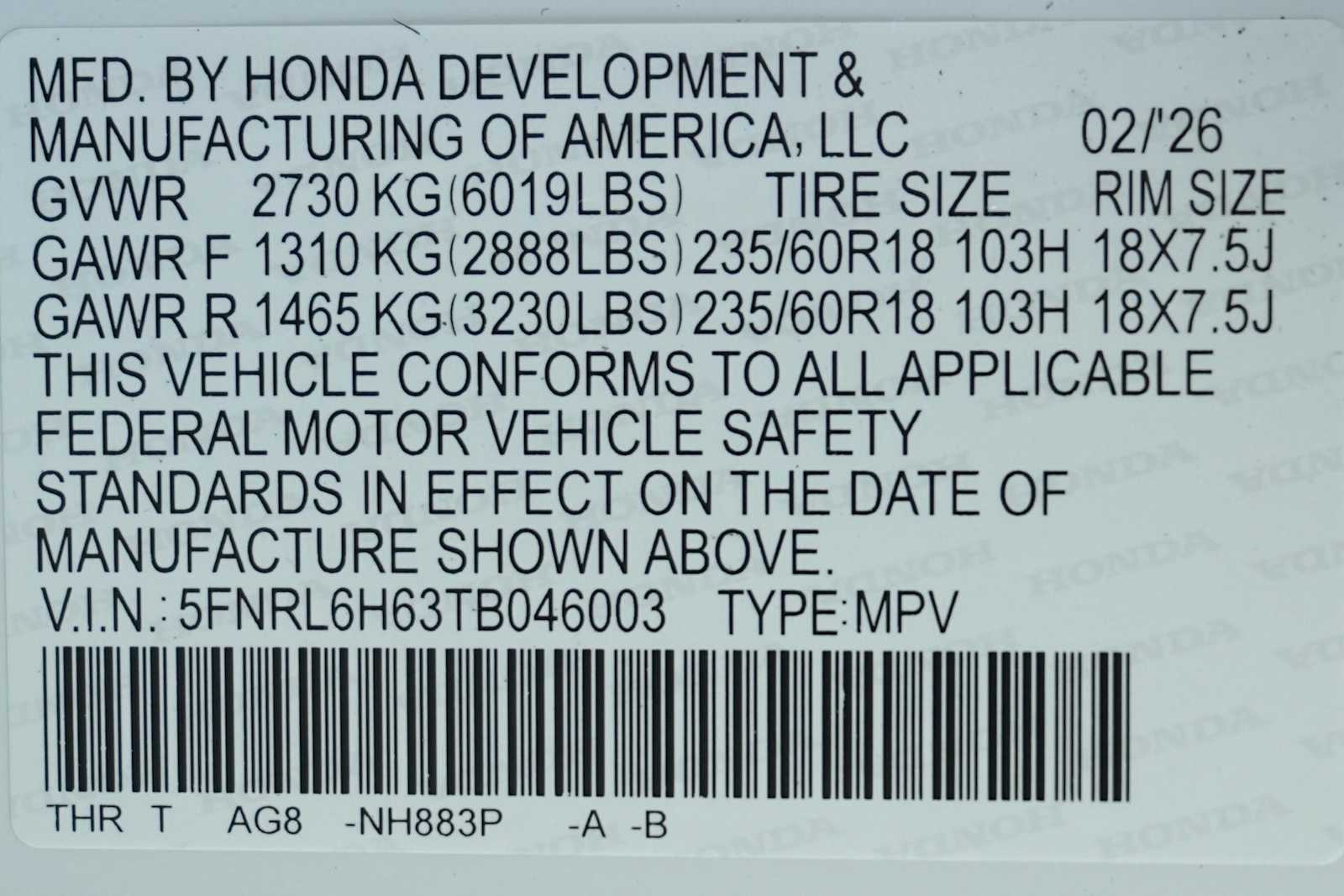 Thumbnail: 2026 Honda Odyssey - 21