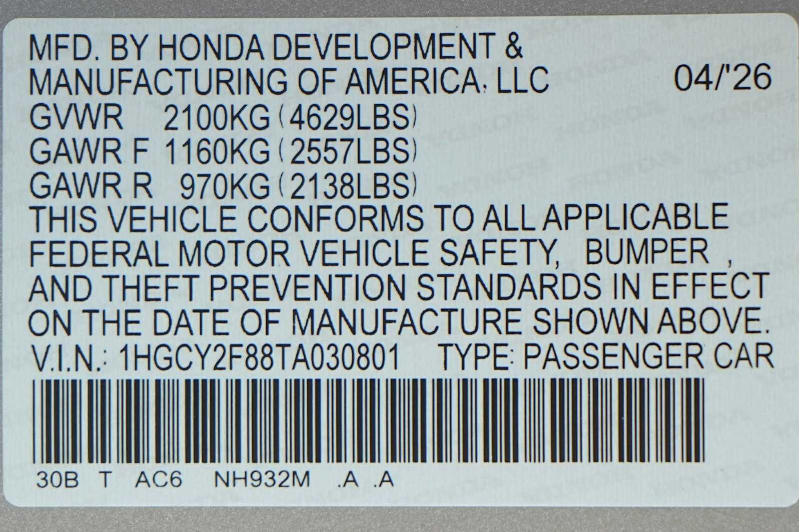 Thumbnail: 2026 Honda Accord - 21