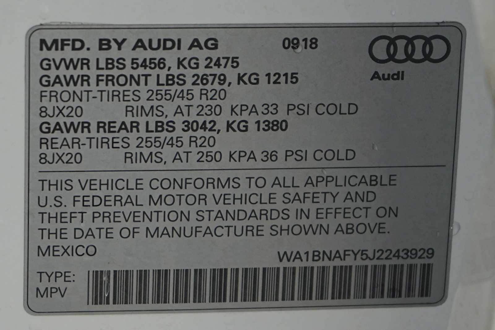 Thumbnail: 2018 Audi Q5 - 30