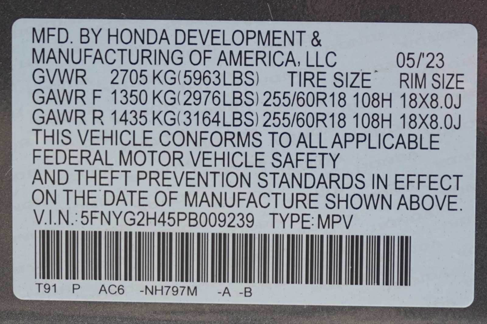 Thumbnail: 2023 Honda Pilot - 30