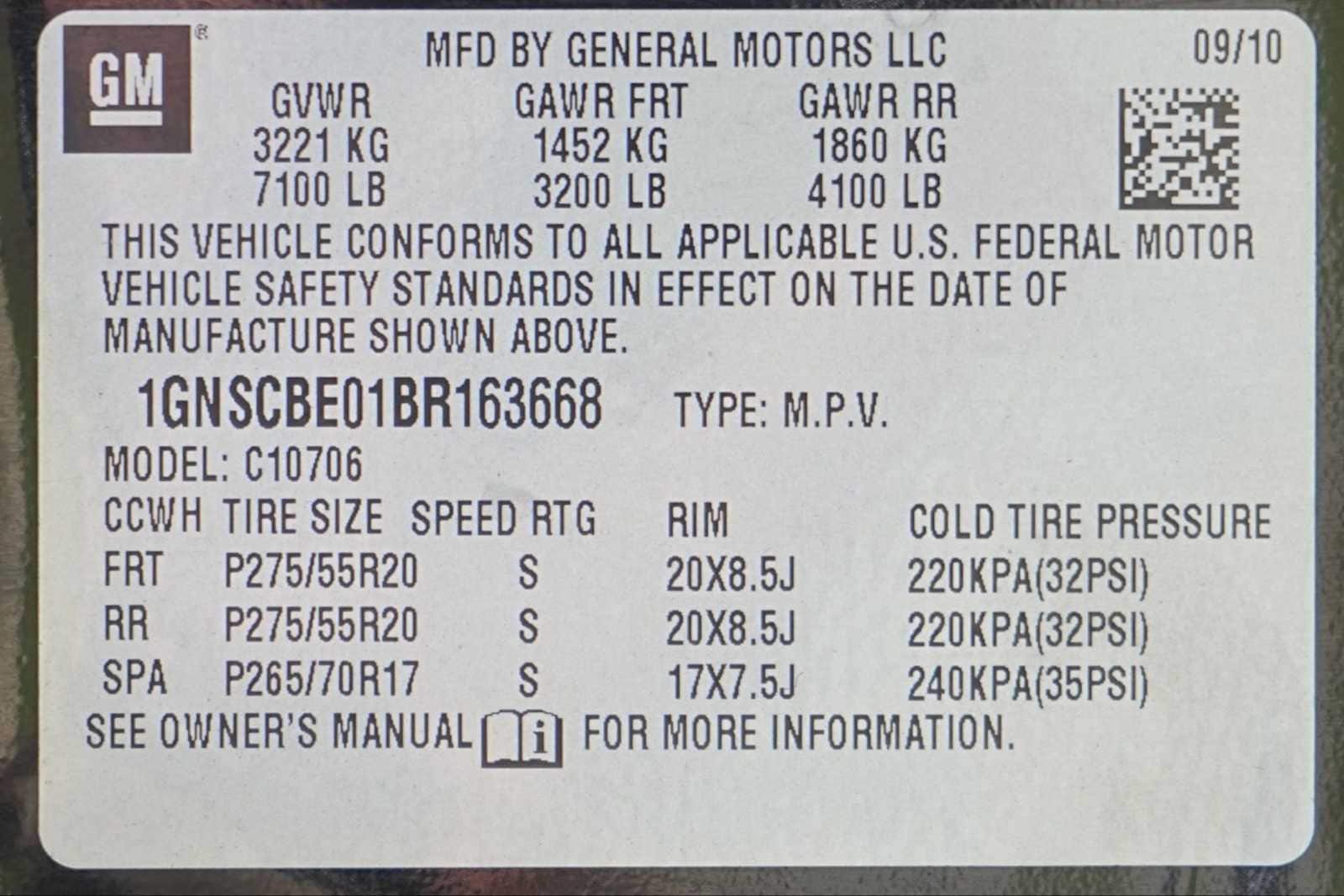 Thumbnail: 2011 Chevrolet Tahoe - 30