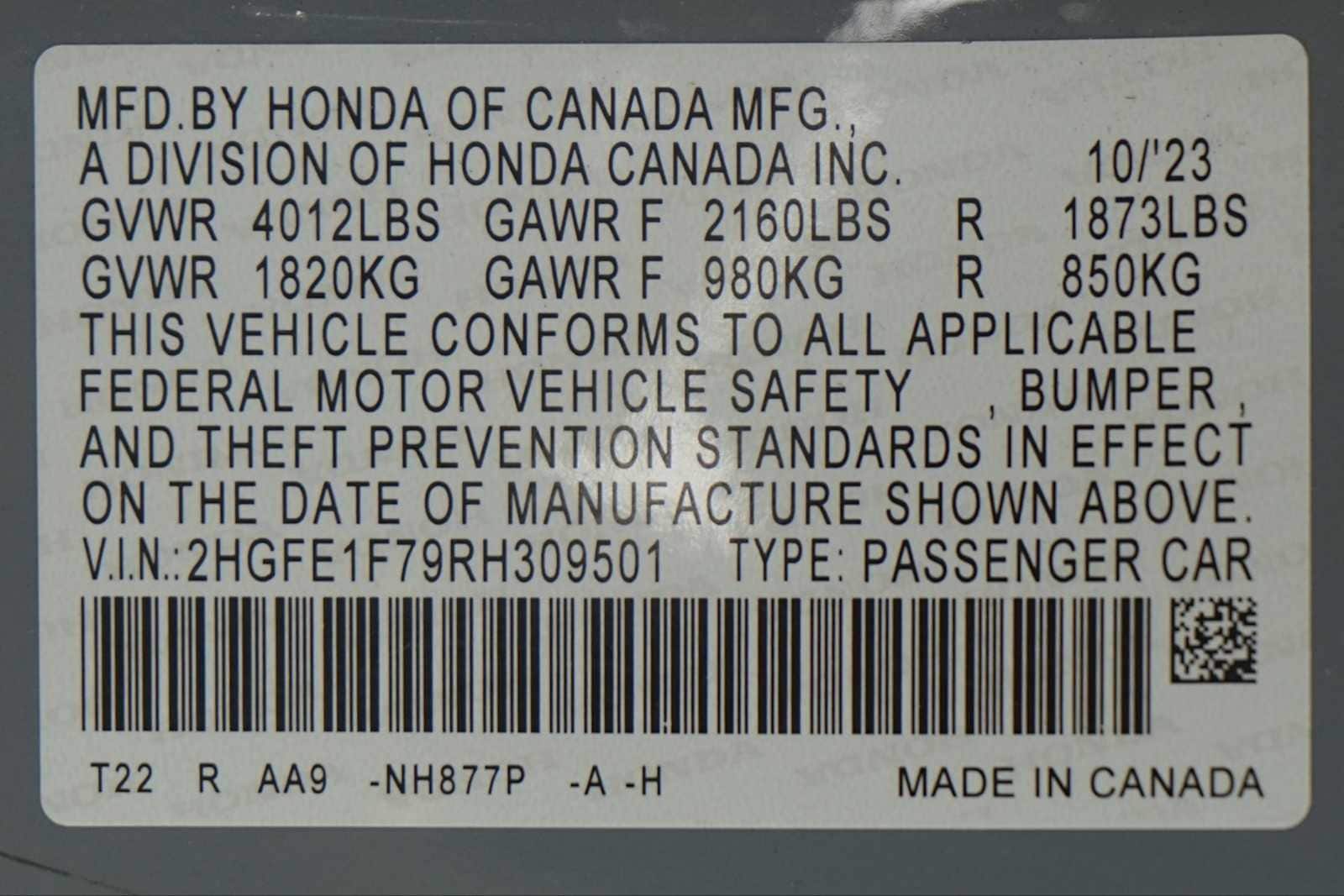 Thumbnail: 2024 Honda Civic - 29