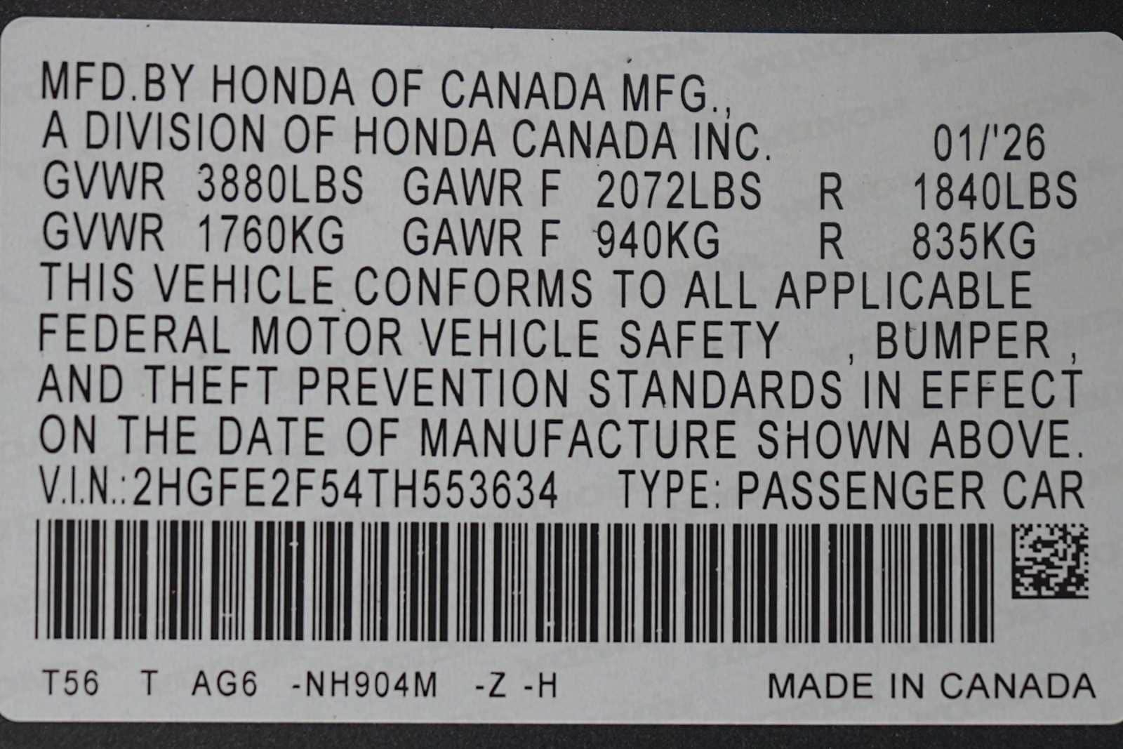 Thumbnail: 2026 Honda Civic - 21