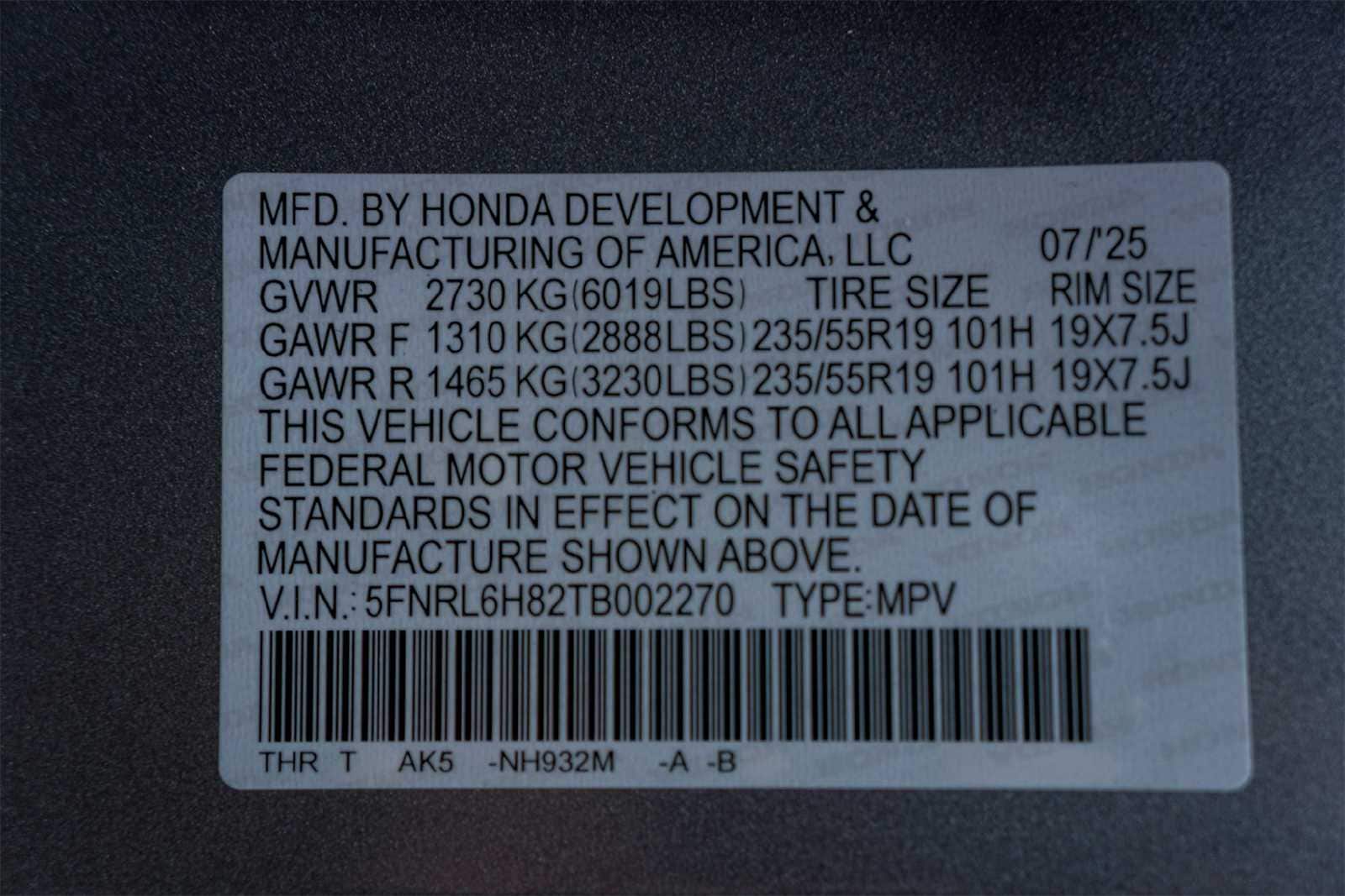 Thumbnail: 2026 Honda Odyssey - 30