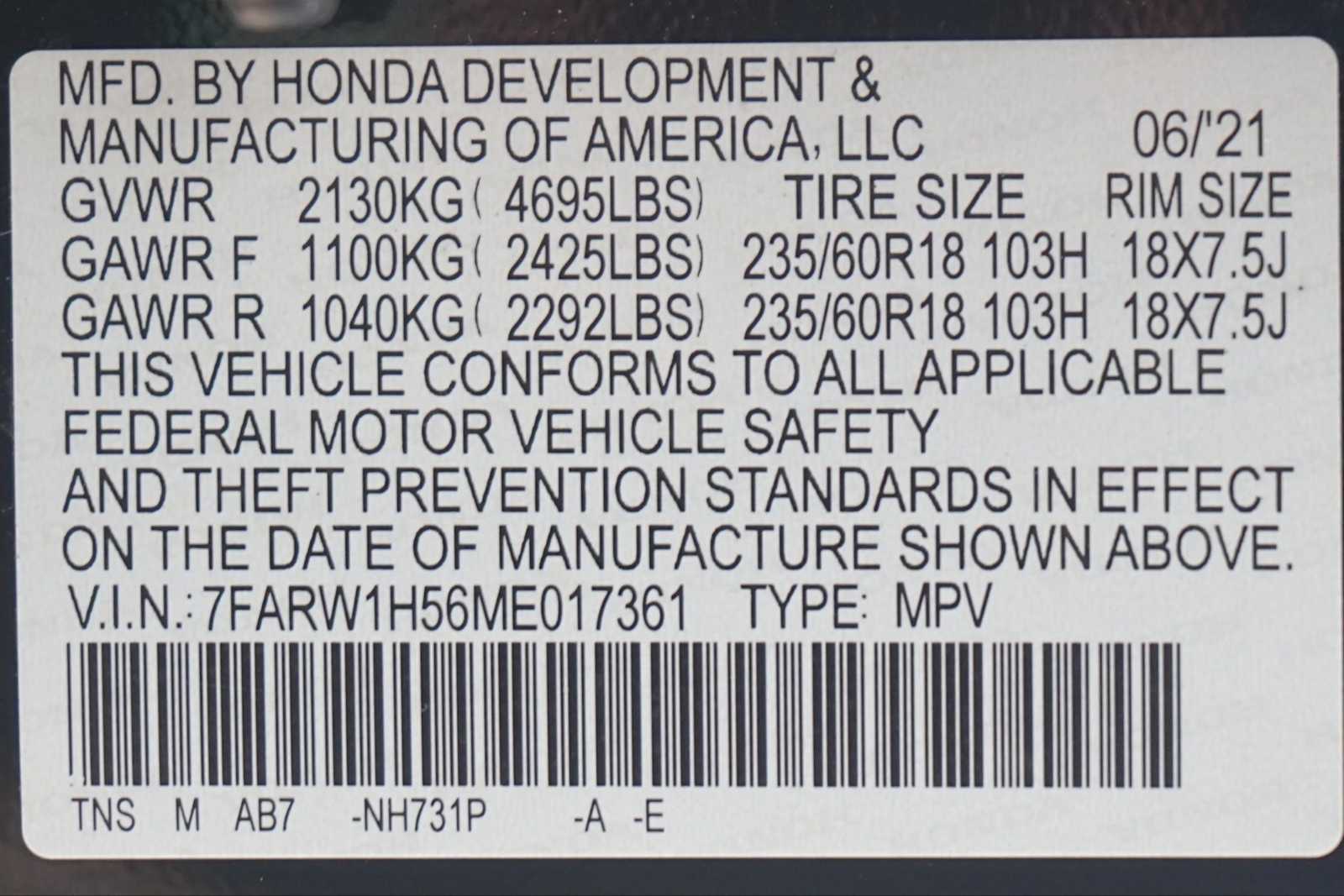 Thumbnail: 2021 Honda CR-V - 30