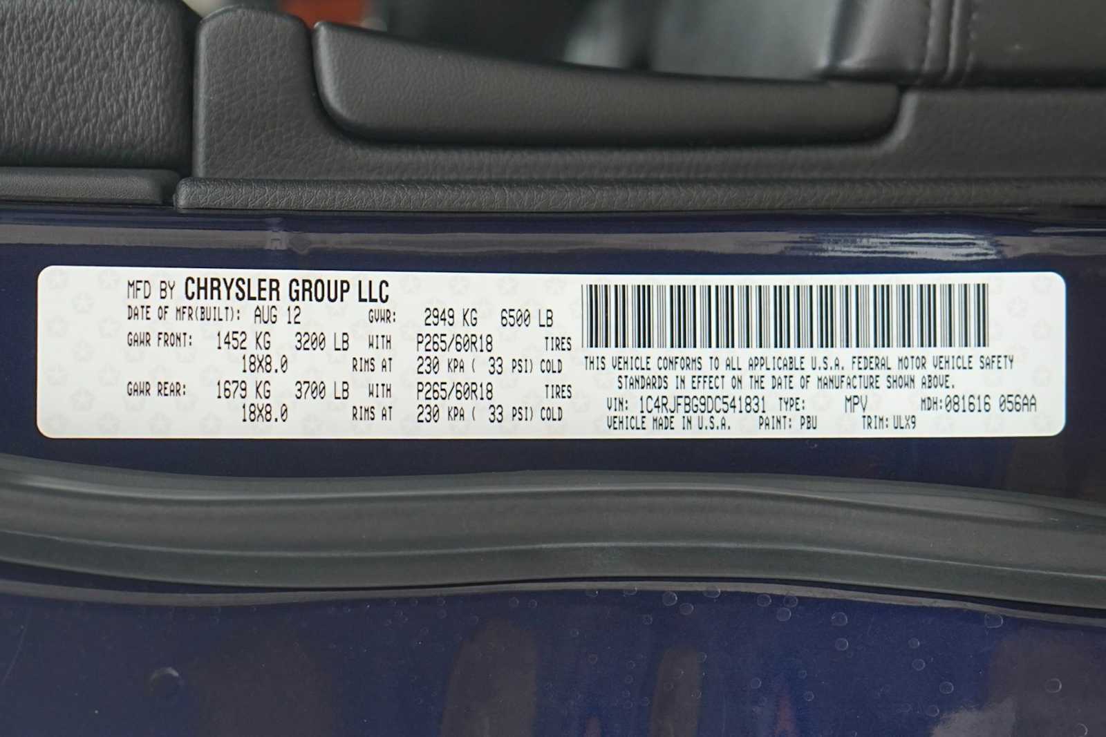 Thumbnail: 2013 Jeep Grand Cherokee - 30