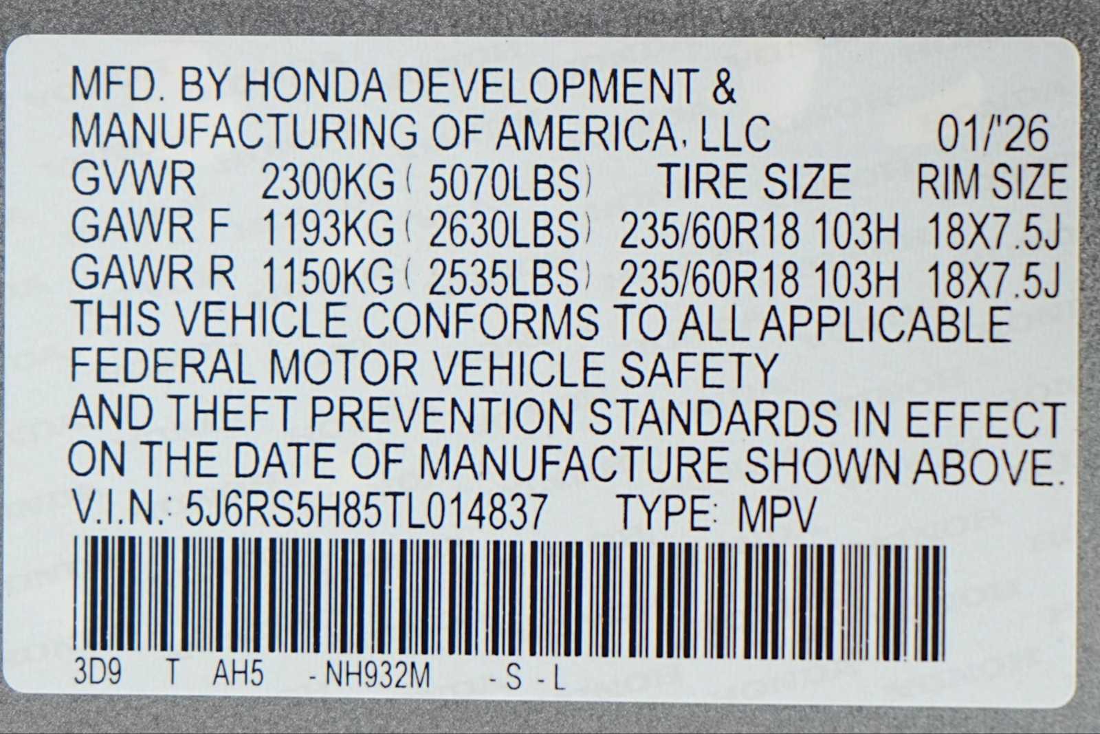 Thumbnail: 2026 Honda CR-V - 21