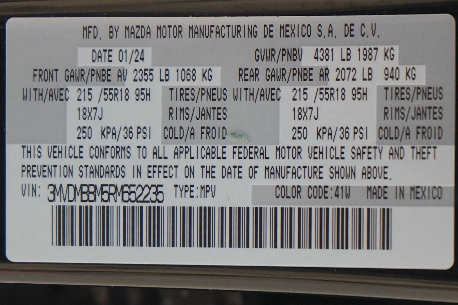 Thumbnail: 2024 Mazda CX-30 - 30