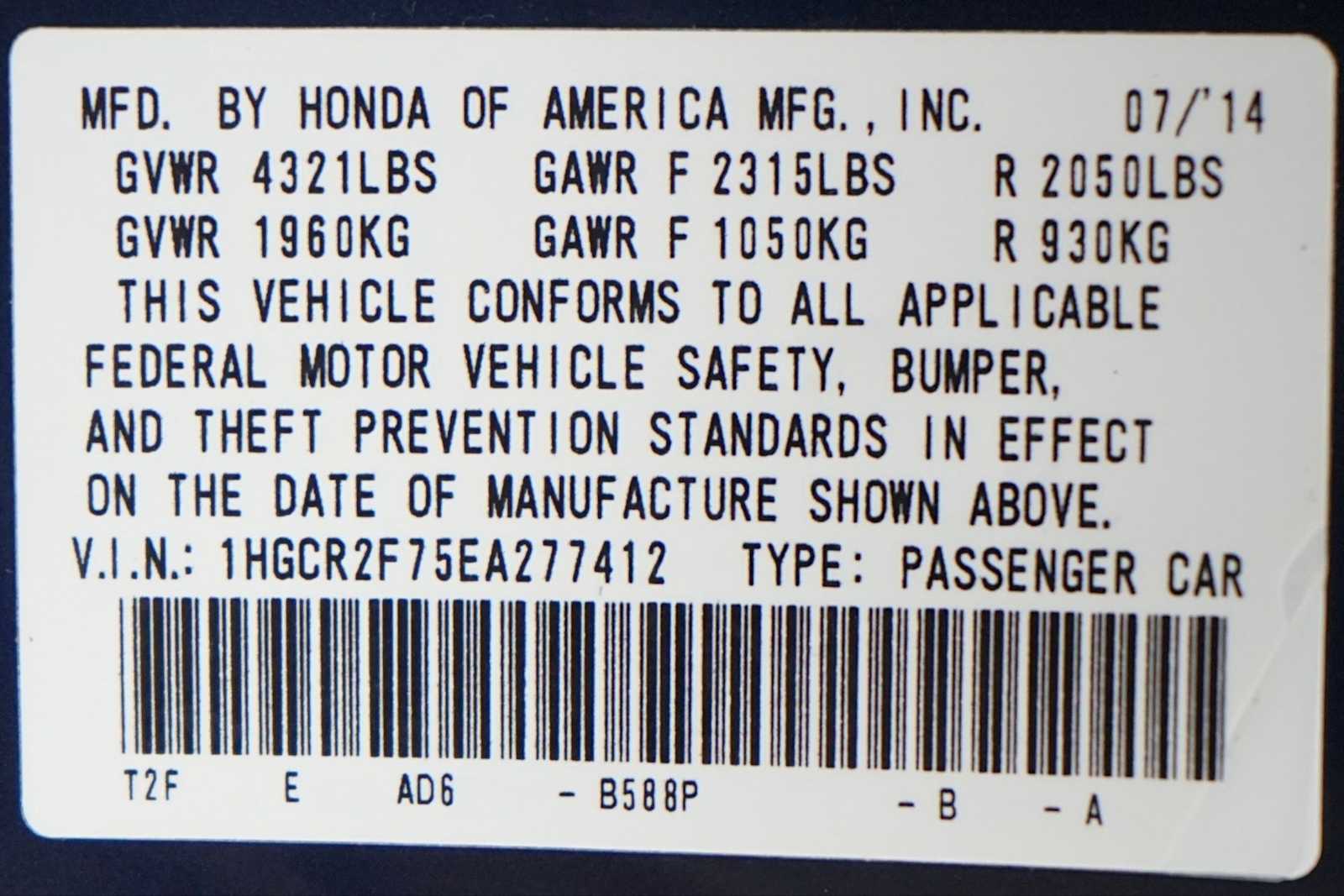 Thumbnail: 2014 Honda Accord - 30