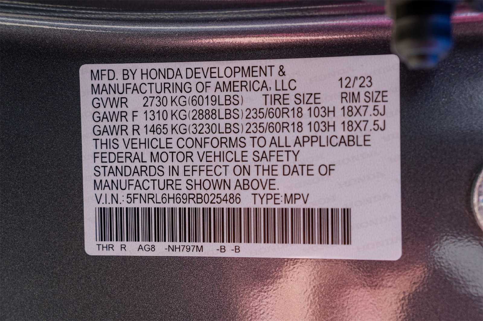 Thumbnail: 2024 Honda Odyssey - 30