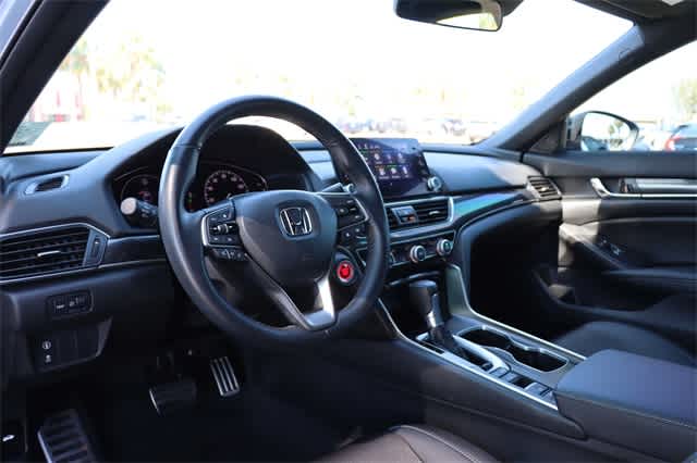 Certified 2022 Honda Accord Sport with VIN 1HGCV1F38NA093911 for sale in Houston, TX