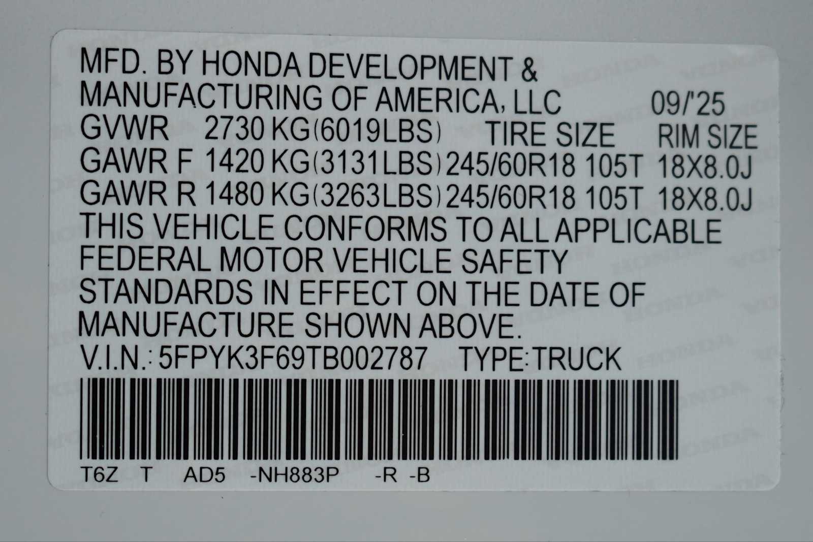 Thumbnail: 2026 Honda Ridgeline - 30