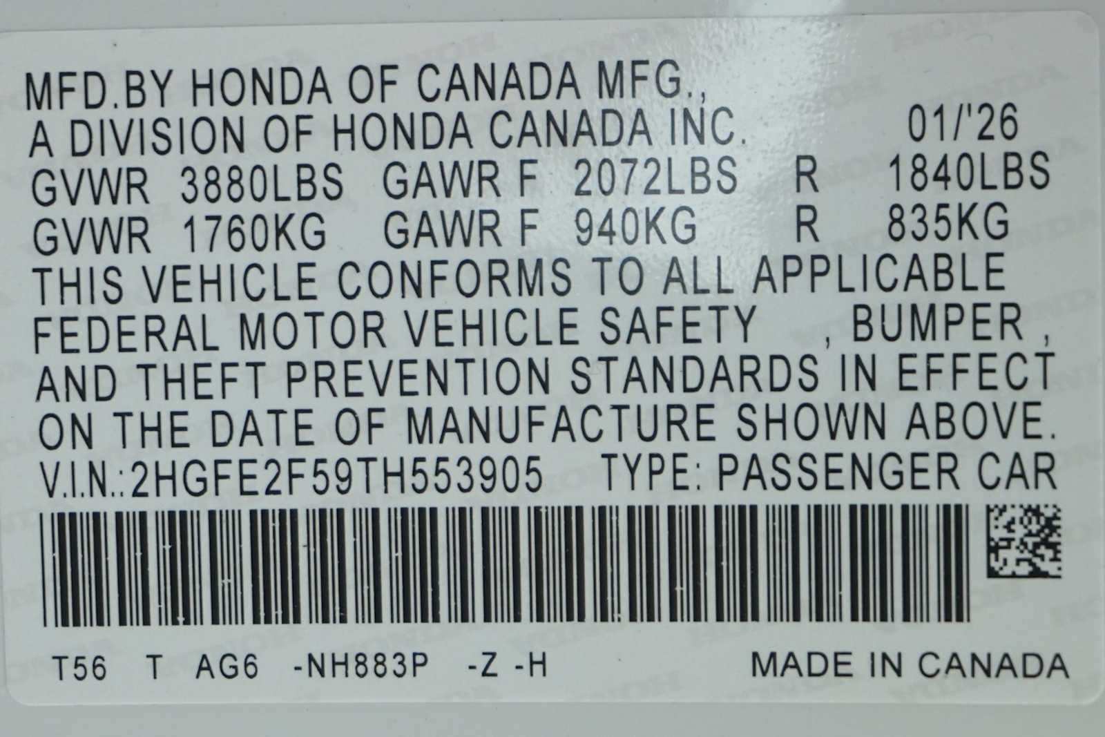 Thumbnail: 2026 Honda Civic - 21