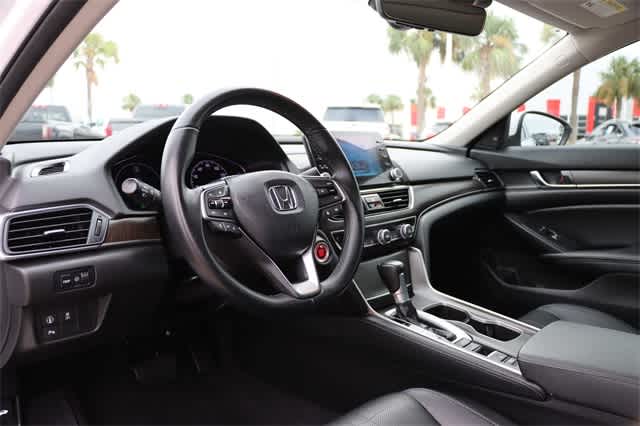 Certified 2021 Honda Accord EX-L with VIN 1HGCV1F51MA041245 for sale in Houston, TX