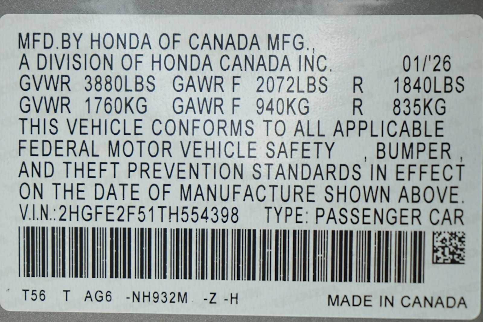 Thumbnail: 2026 Honda Civic - 21