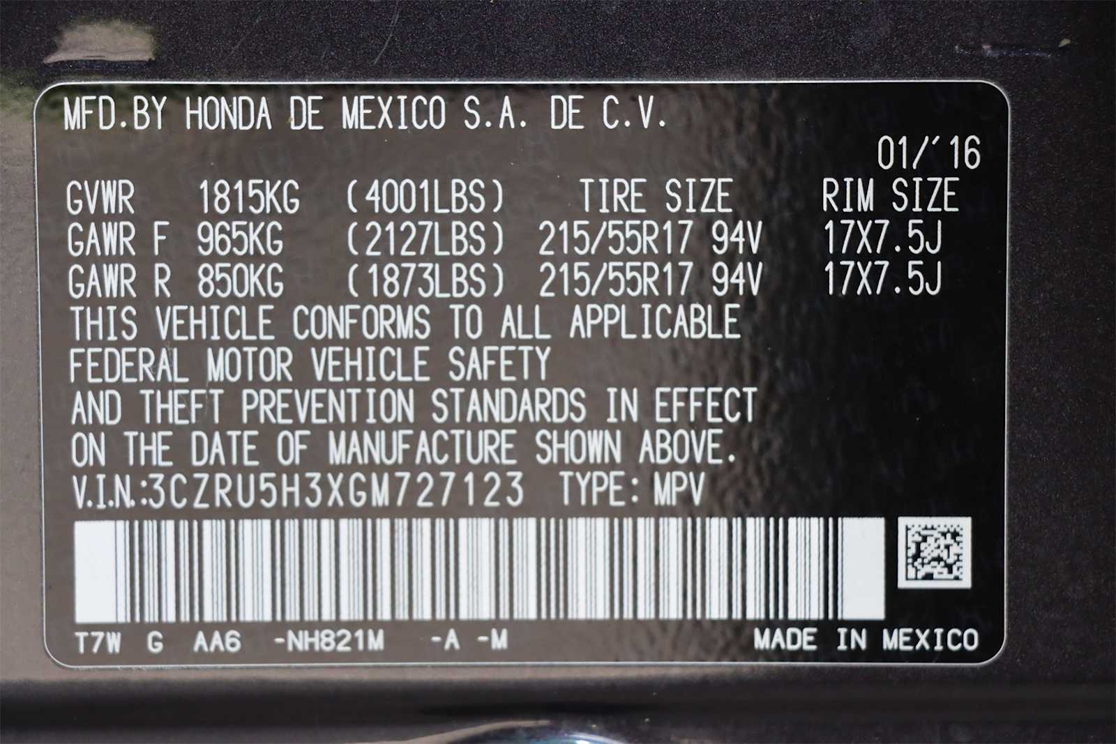 Thumbnail: 2016 Honda HR-V - 26