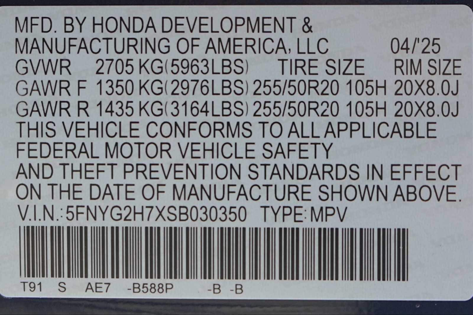 Thumbnail: 2025 Honda Pilot - 21