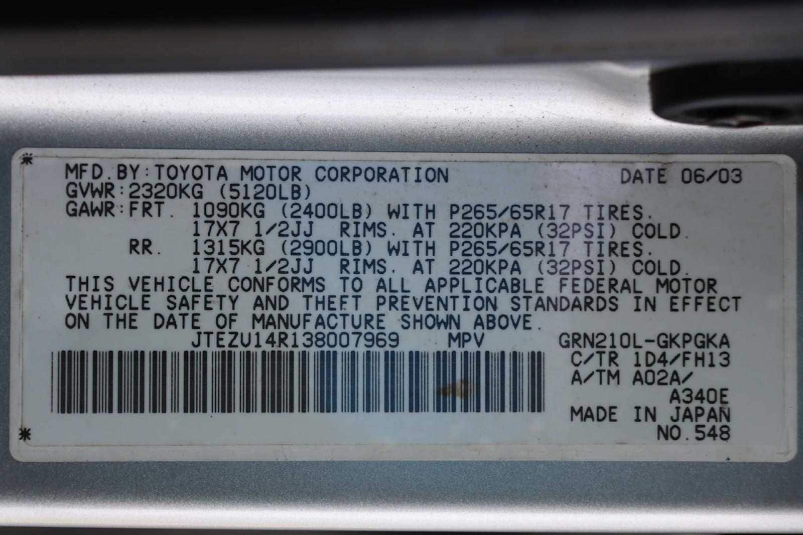 Thumbnail: 2003 Toyota 4Runner - 25