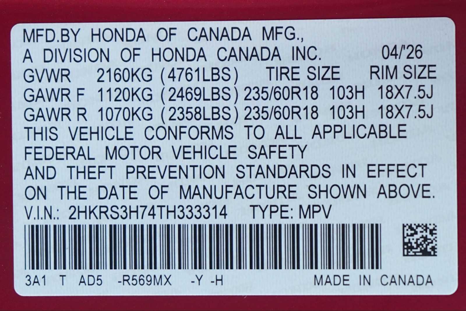 Thumbnail: 2026 Honda CR-V - 21