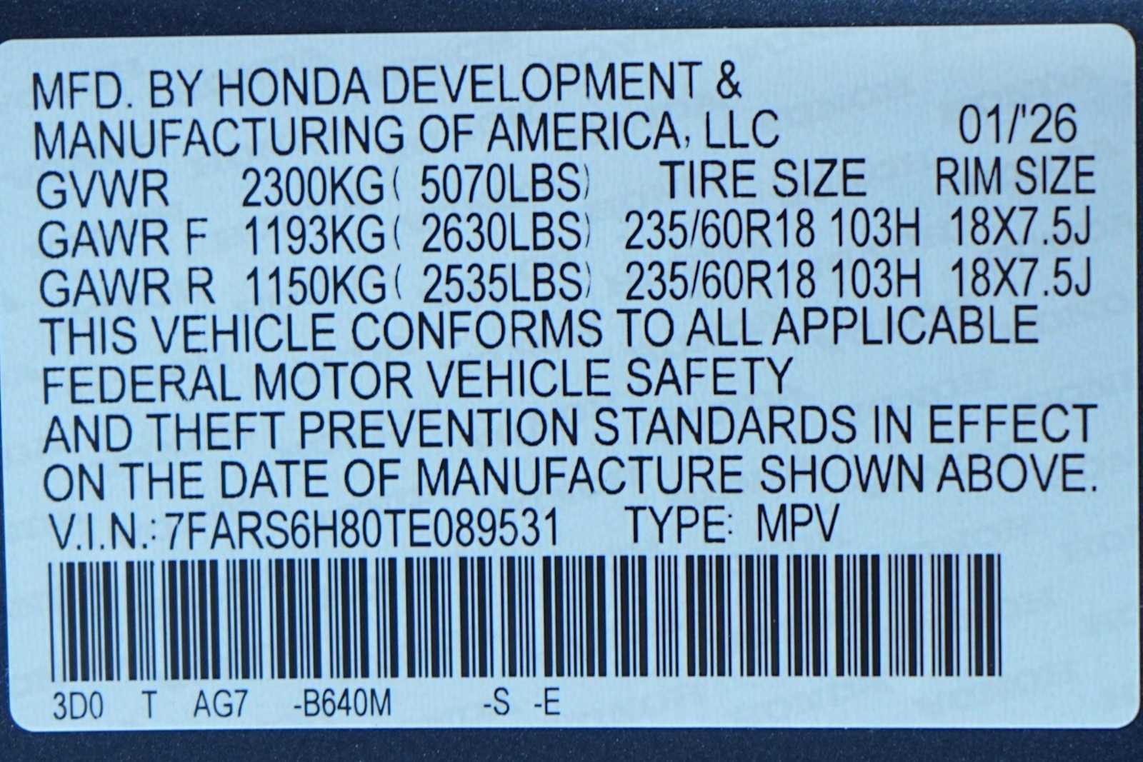 Thumbnail: 2026 Honda CR-V - 21