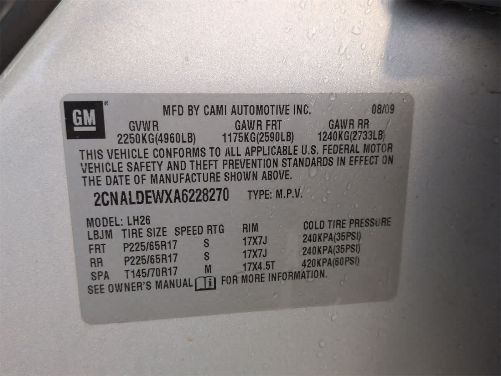 Thumbnail: 2010 Chevrolet Equinox - 34