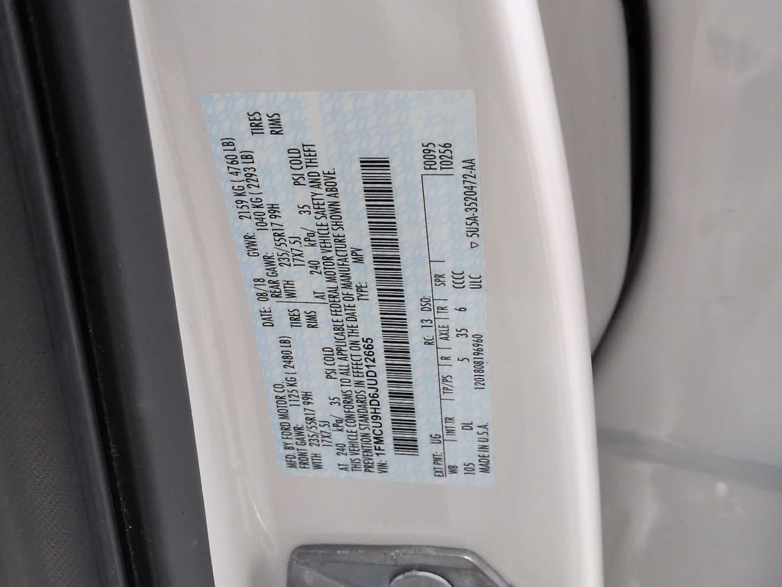 Thumbnail: 2018 Ford Escape - 37