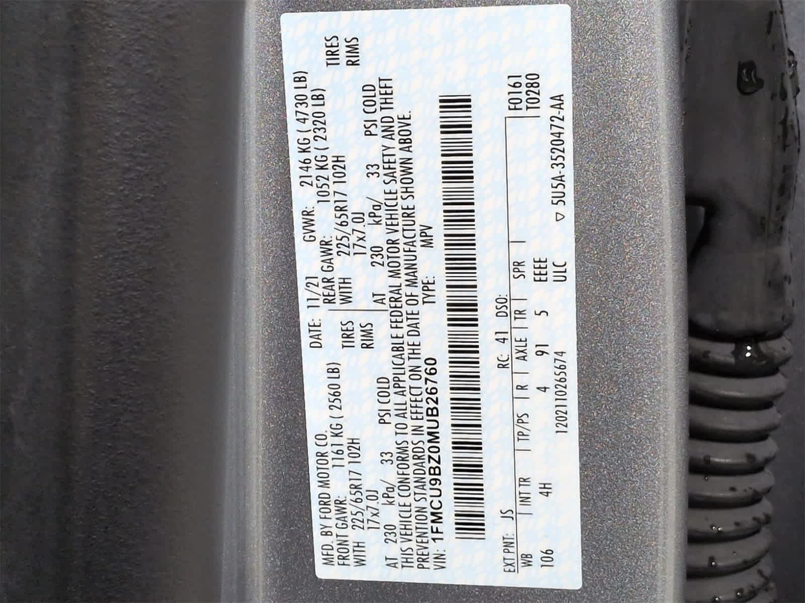 Thumbnail: 2021 Ford Escape - 35