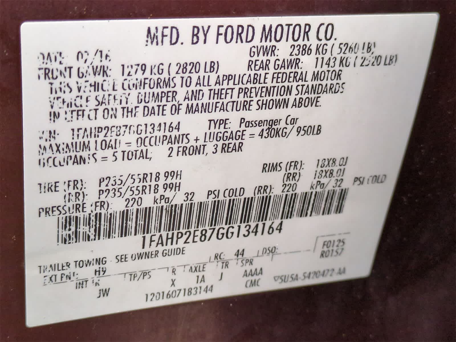 Thumbnail: 2016 Ford Taurus - 35