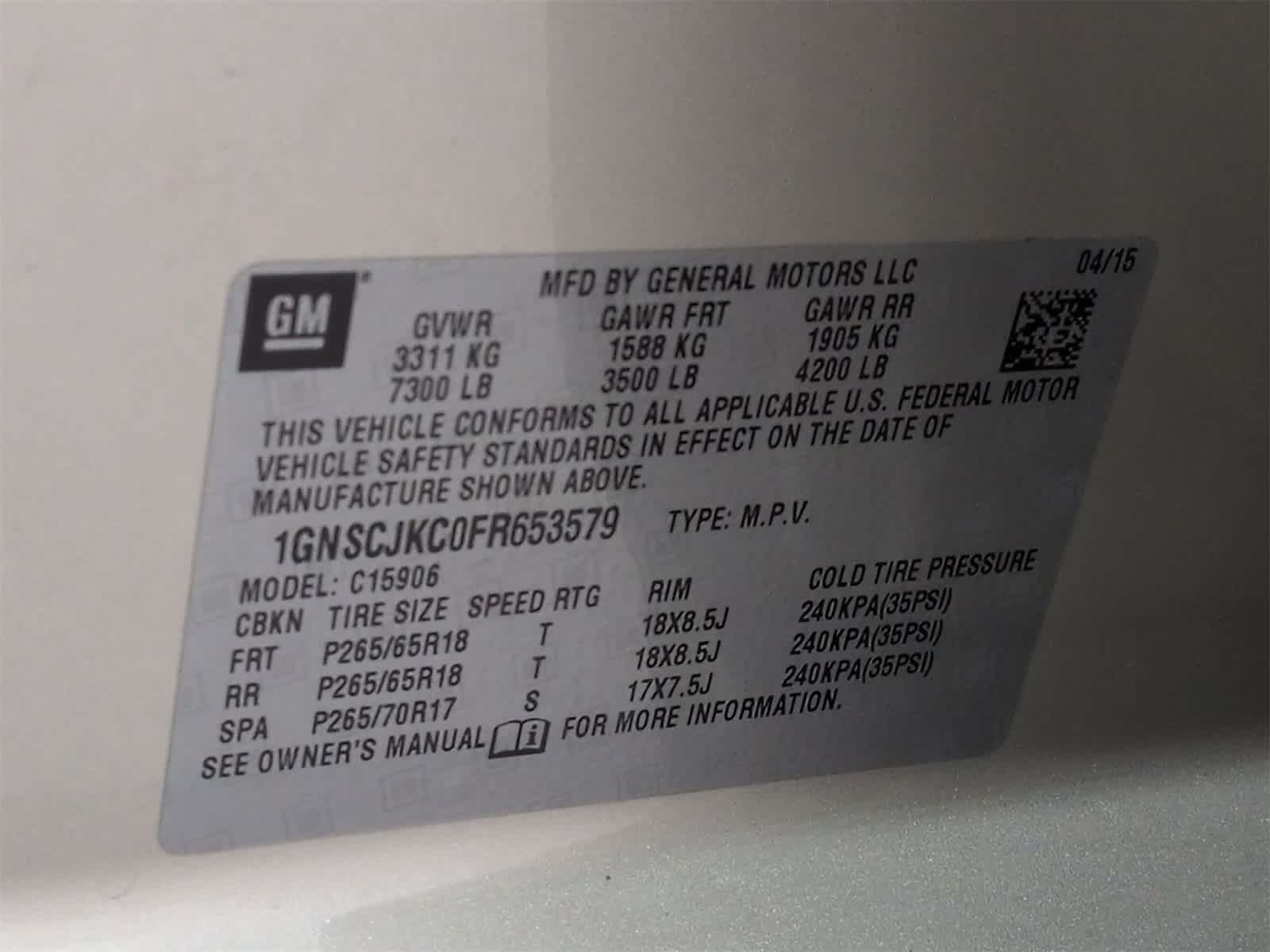 Thumbnail: 2015 Chevrolet Suburban - 34